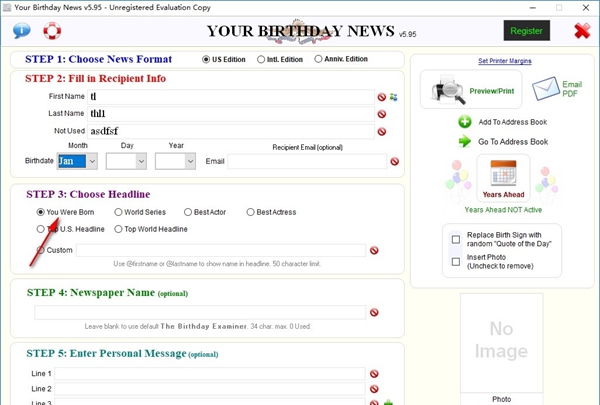 Your Birthday News(生日报纸制作软件)
