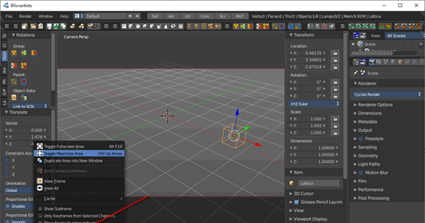Bforartists(3D模型编辑器)