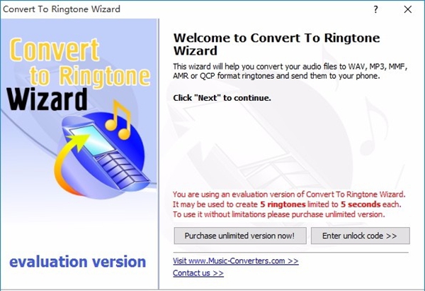Convert To Ringtone Wizard(铃声制作软件)