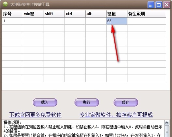 大漠驼铃禁止按键工具