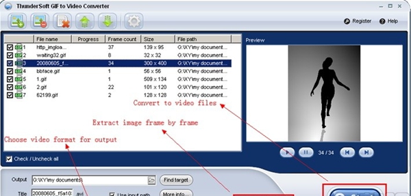 ThunderSoft GIF to Video Converter(GIF转视频)