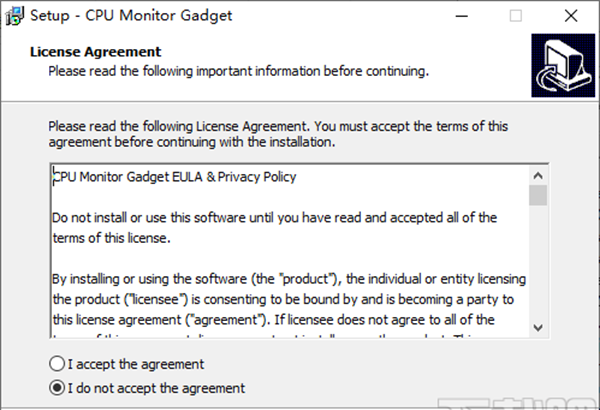 CPU Monitor Gadget(CPU监视器)