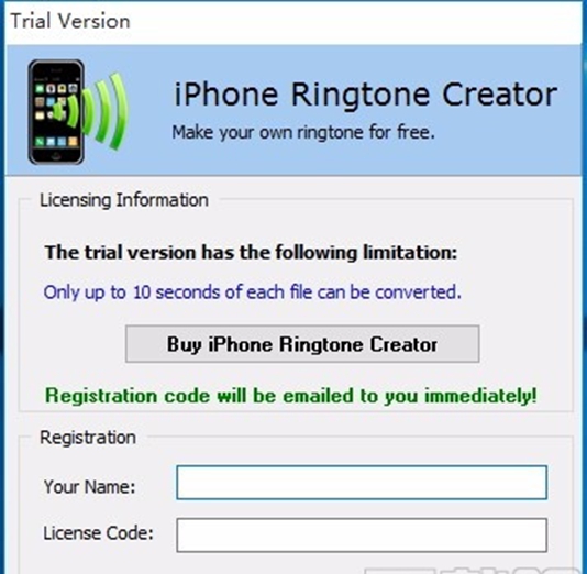 iPhone Ringtone Creator(iPhone铃声制作工具)