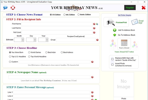 Your Birthday News(生日报纸制作软件)