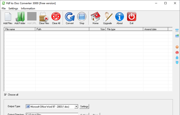 Pdf to Doc Converter 3000(PDF转Doc转换器)