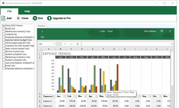 SysTools XLSX Viewer(Excel查看器)