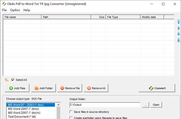 Okdo pdf to Word Txt Tif Jpg Converter(PDF转Word Txt Tif Jpg软件)