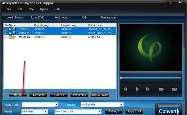 4Easysoft Blu-ray to DivX Ripper(视频转换器)