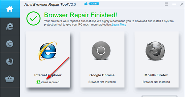 Anvi Browser Repair Tool(浏览器修复工具)