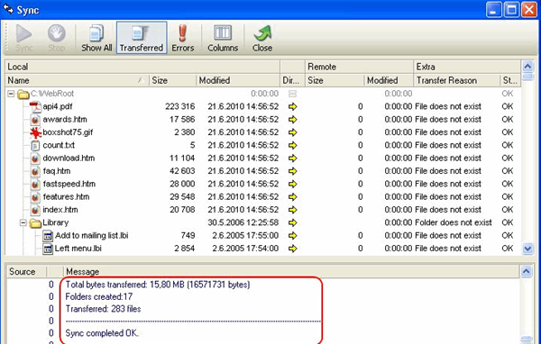 BatchSync FTP(FTP同步软件)