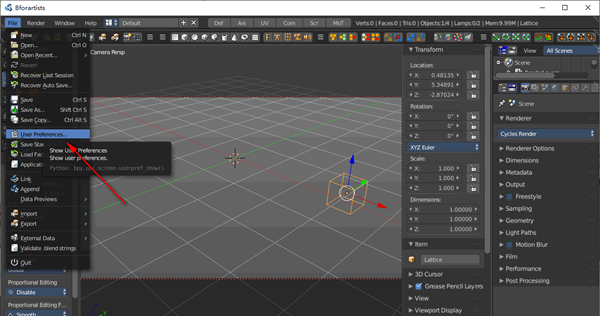 Bforartists(3D模型编辑器)