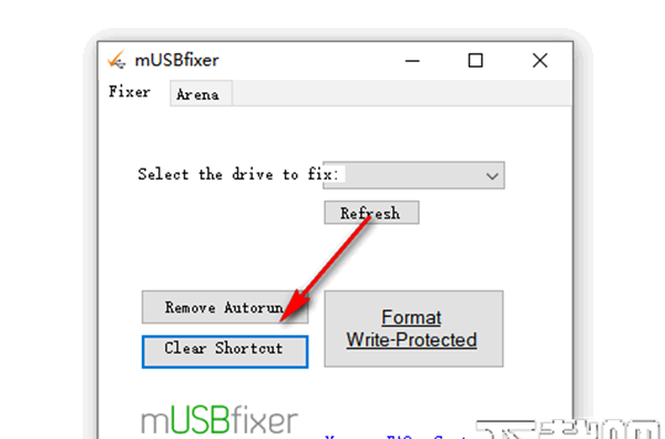 mUSBfixer(U盘病毒格式化工具)