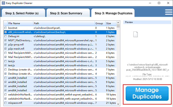 Easy Duplicate Cleaner(重复文件管理软件)