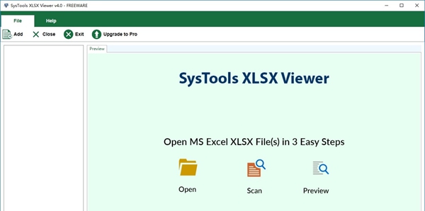 SysTools XLSX Viewer(Excel查看器)