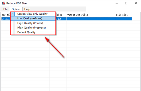 Reduce PDF Size(PDF压缩工具)
