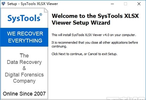 SysTools XLSX Viewer(Excel查看器)