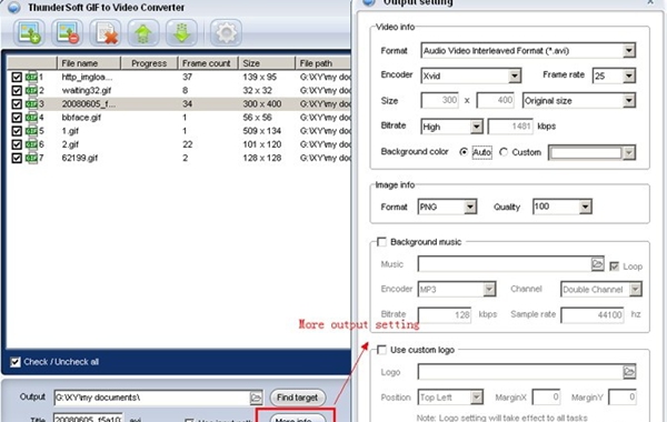 ThunderSoft GIF to Video Converter(GIF转视频)