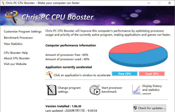 Chris-PC CPU Booster(CPU优化软件)
