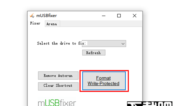 mUSBfixer(U盘病毒格式化工具)