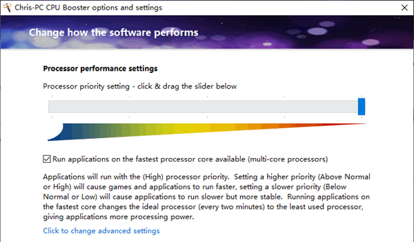 Chris-PC CPU Booster(CPU优化软件)