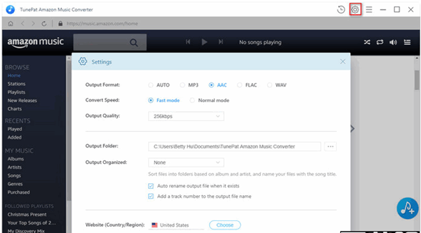 TunePat Amazon Music Converter(亚马逊音乐转换器)