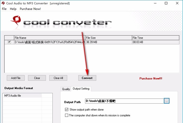 Cool Audio to MP3 Converter(MP3音频格式转换器)