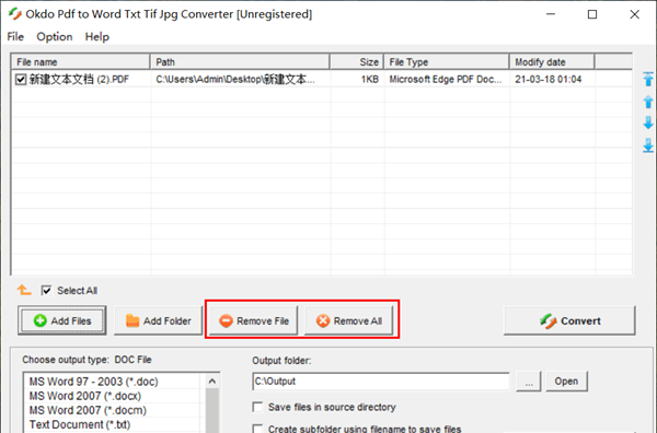 Okdo pdf to Word Txt Tif Jpg Converter(PDF转Word Txt Tif Jpg软件)