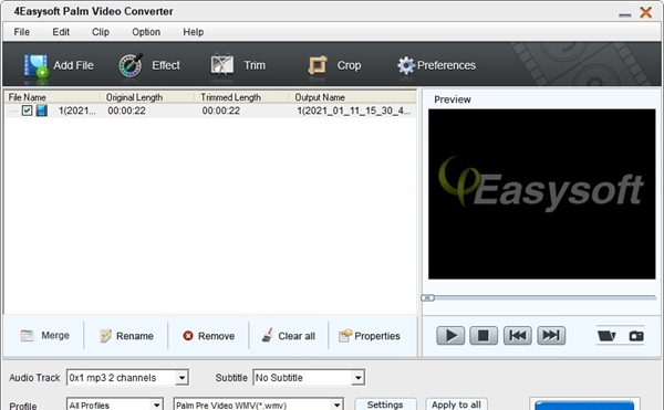 4Easysoft Palm Video Converter(视频转换软件)